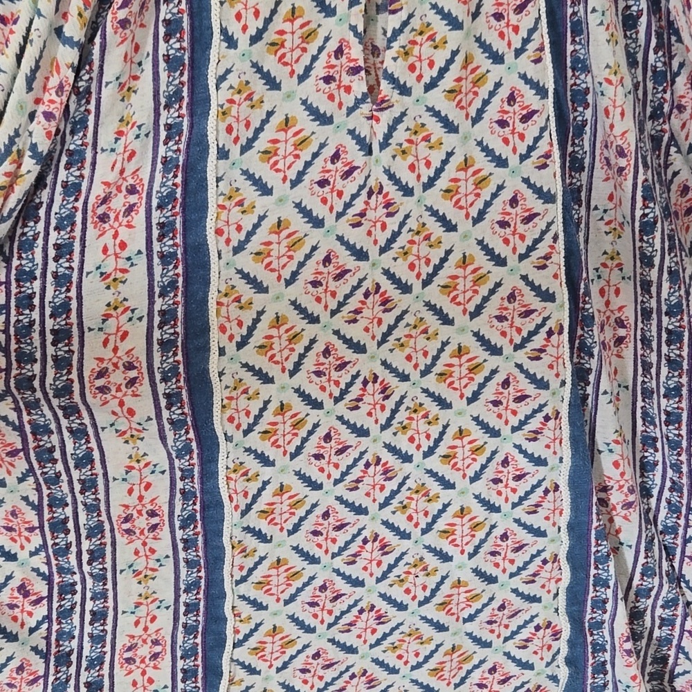 Lucky Brand | Cotton/Linen Blend Top Size 2X - Picture 3 of 11